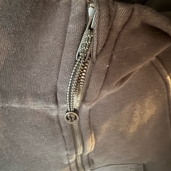 Black lulumlemon Half-Zip scuba Hoodie with Logo Detail - Picture 3 of 3